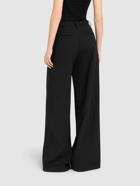 GIUSEPPE DI MORABITO Asymmetric Wool Blend Wide Pants