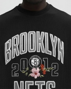 New Era NBA FLORAL OS CREW BROOKLYN NETS Black Mens Sweatshirts/Team Sweat