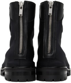 424 Black Zip Boots