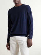 Kiton - Wool Knit Sweater - Blue