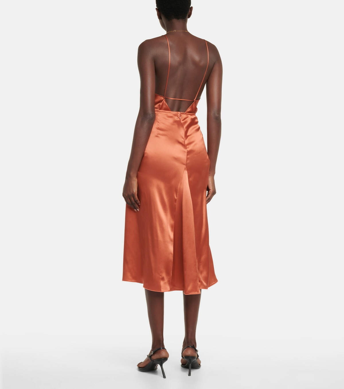 Victoria Beckham Flower Detail Cami Skirt