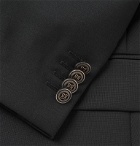 Givenchy - Black Slim-Fit Embroidered Wool and Mohair-Blend Blazer - Black