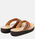 Gabriela Hearst Clemence raffia thong sandals