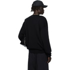 Fear of God ESSENTIALS Black Long Sleeve Crewneck Sweater