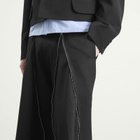 Comme des Garçons Homme Plus Men's Wool Gabardine Trousers in Black
