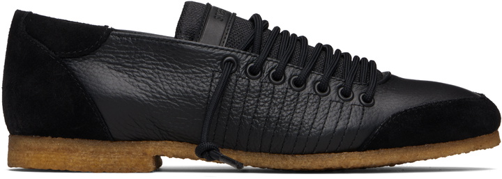 Photo: Stefan Cooke Black Laced Trainer Sneakers