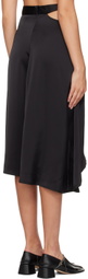 Han Kjobenhavn Black Drape Midi Skirt