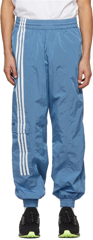 Photo: adidas x IVY PARK Blue Nylon Track Pants
