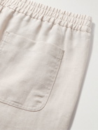 Loro Piana - Straight-Leg Washed-Linen Trousers - White