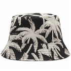 Palm Angels Men's Bucket Hat in Black