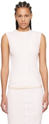 Sportmax Pink Eolo Reversible Tank Top