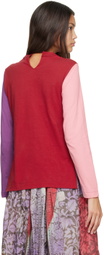 tao Red Flower Long Sleeve T-Shirt