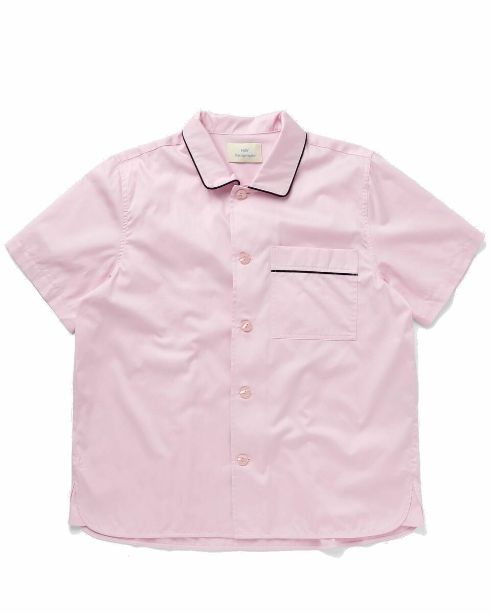 Photo: Hay Outline Pyjama S/S Shirt Pink - Mens - Sleep  & Loungewear