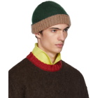 Marni Green and Pink Jersey Beanie
