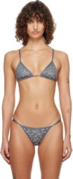 Gimaguas Gray Gaia Bikini Top