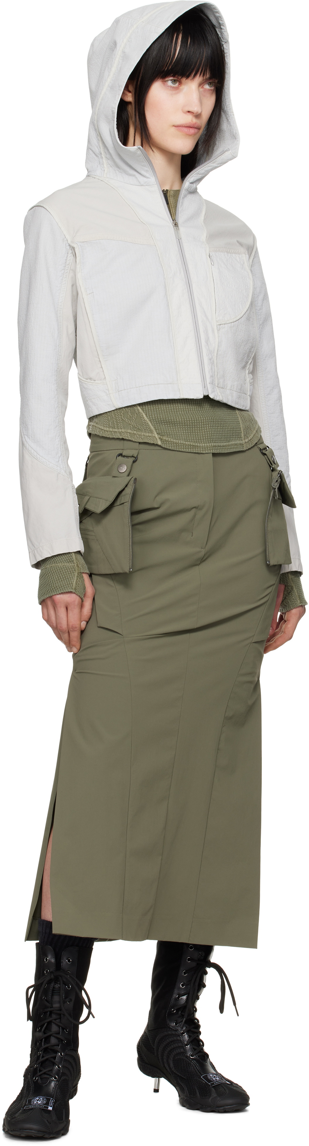 HYEIN SEO Beige Dyed Crop Jacket