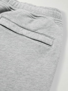 Stone Island - Tapered Logo-Appliquéd Cotton-Jersey Sweatpants - Gray