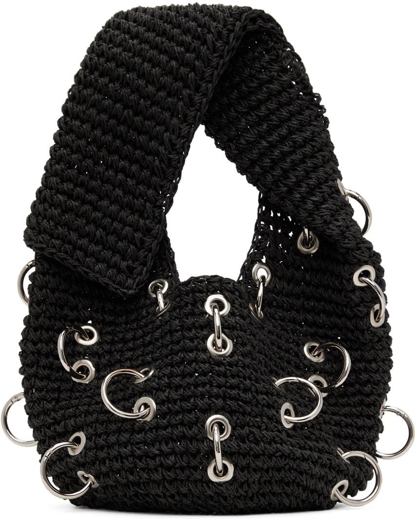 Lado Bokuchava SSENSE Exclusive Black Mini Pierced Eight Bag