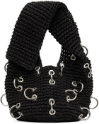 Lado Bokuchava SSENSE Exclusive Black Mini Pierced Eight Bag