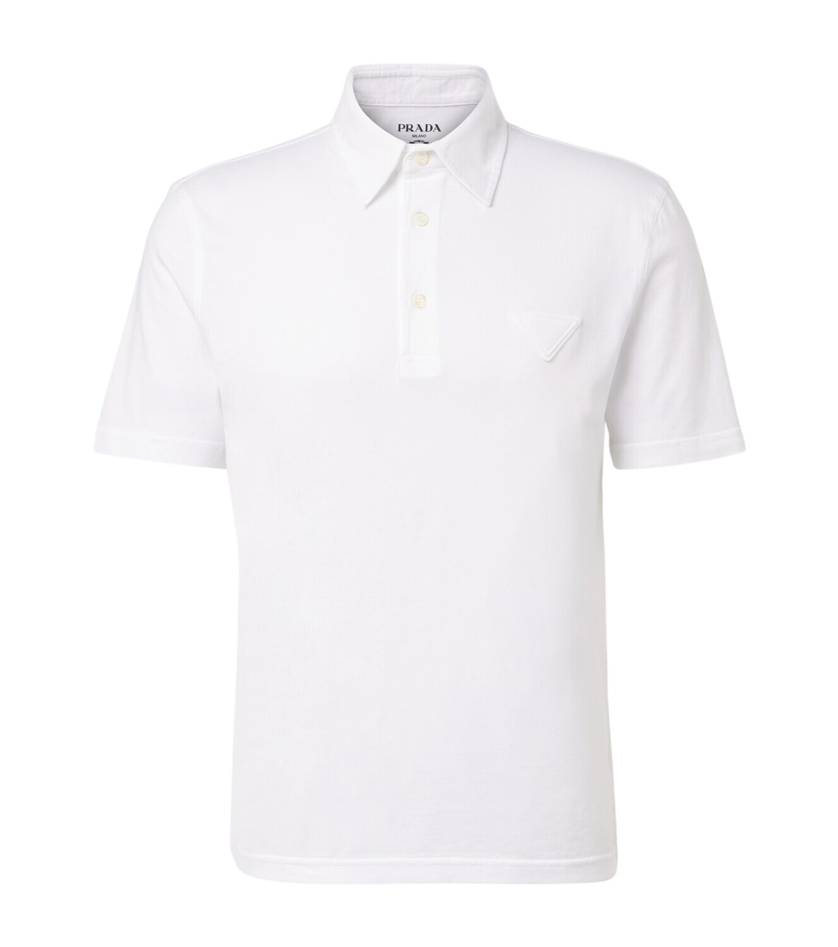 Prada Logo-embellished terry polo shirt Prada