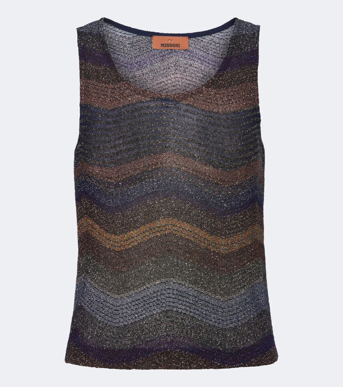 Missoni Wave lamé top