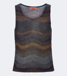 Missoni Wave lamé top