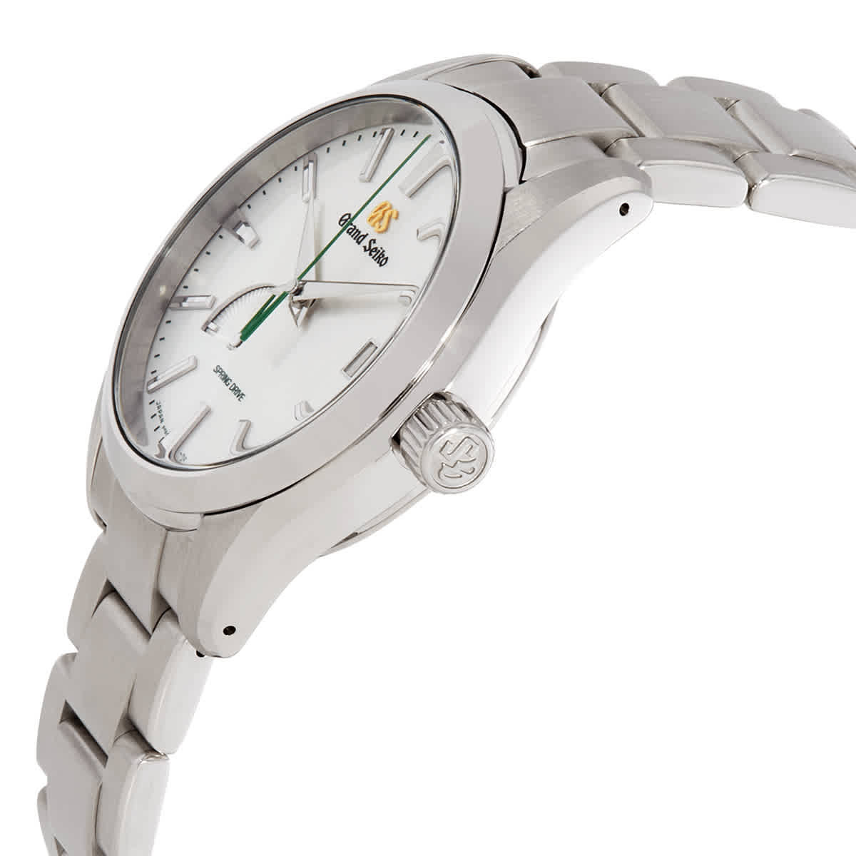 Grand Seiko ''Soko Light'' Heritage Spring Drive Silver Dial Mens Watch SBGA427
