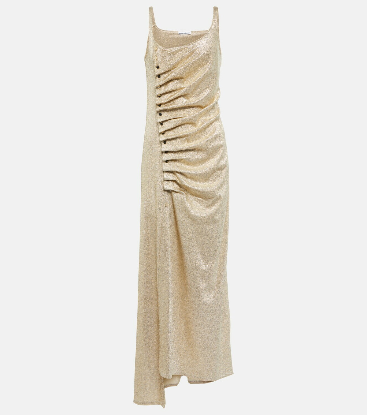 slim fit dress slacks Final Sale Plus Size Faux Wrap Gown with Pleated Waist & Balloon Sleev –  Chic And Curvy main image 0