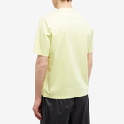 Lanvin Men's Tonal Embroidered Logo T-Shirt in Lemon