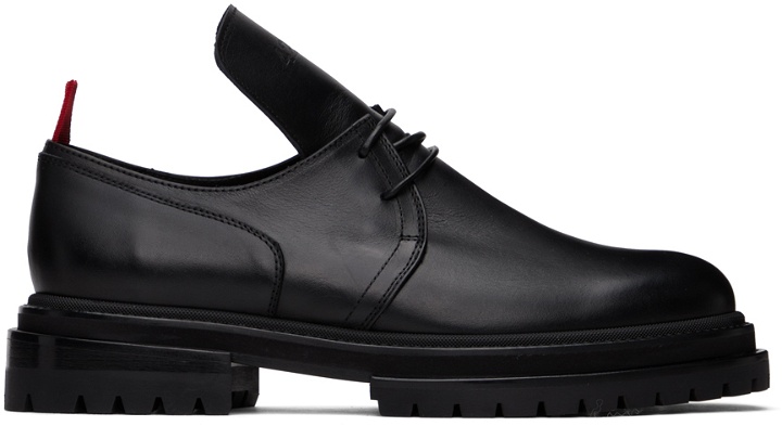 Photo: 424 Black Extended Tongue Oxfords