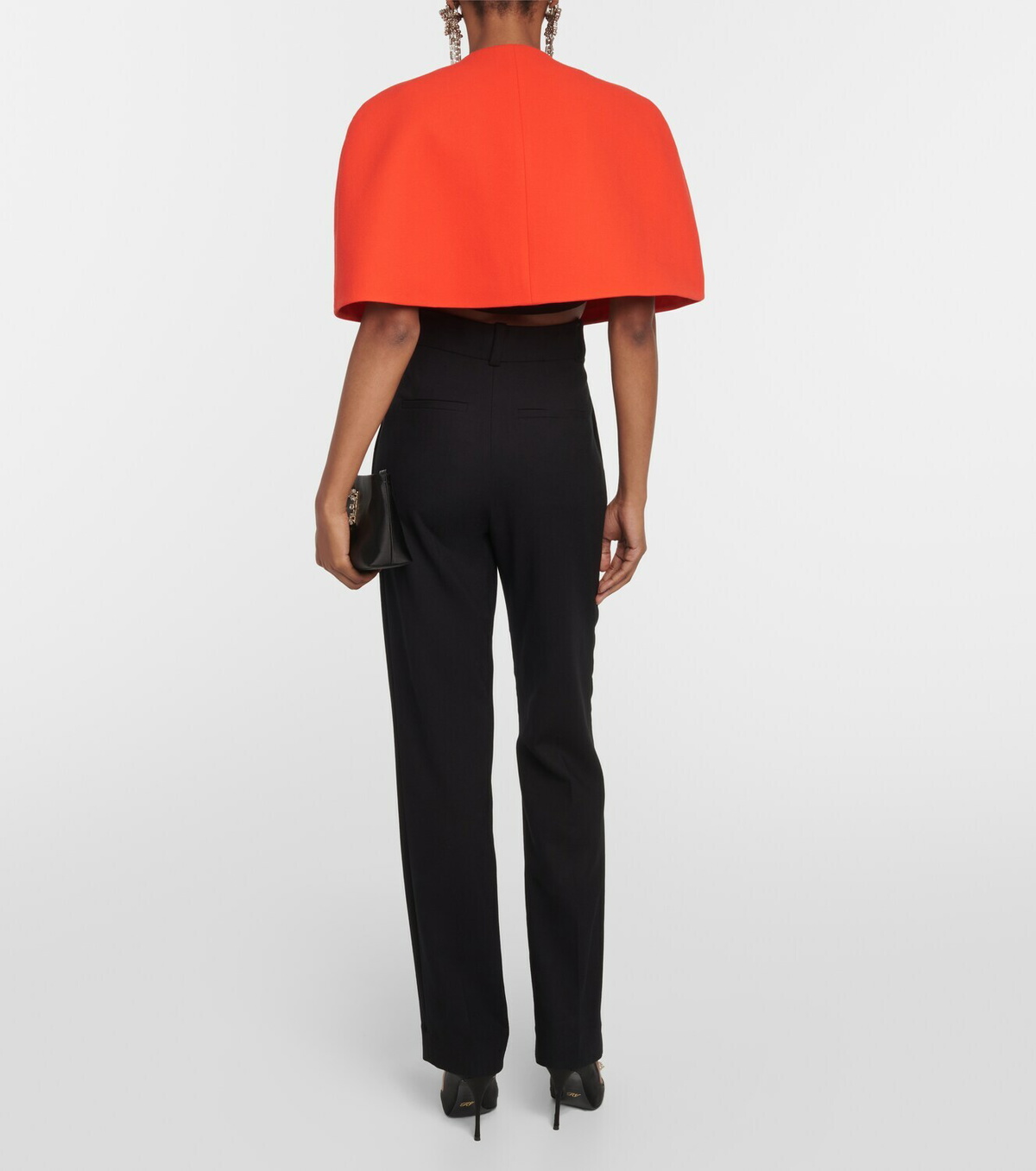 Emilia Wickstead Domie crêpe cape