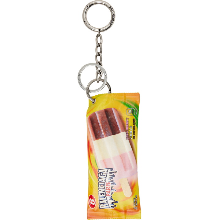 Photo: Balenciaga Yellow Snack Pouch Keychain