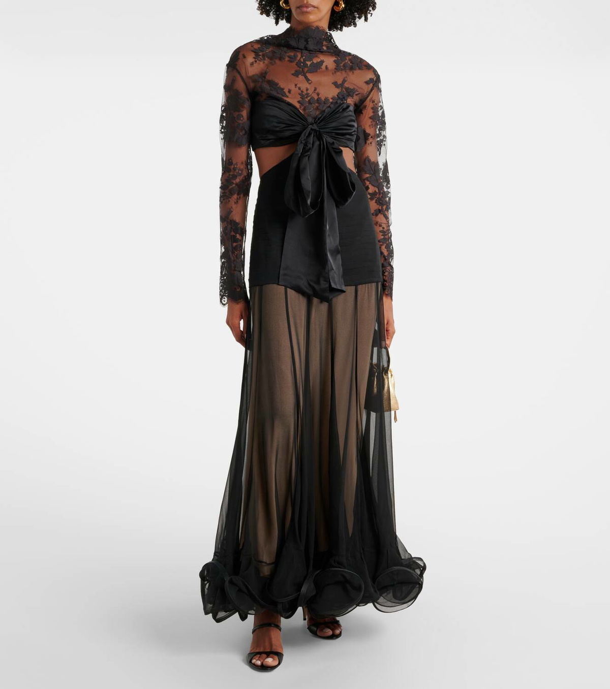 【Zimmermann】ILLUSTRATION FLOUNCE GOWN レース シルクガウン Zimmermann Dresses | Australian Designer Collection | Coveti
