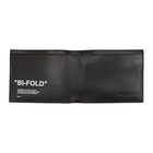 Off-White Black Quote Bifold Wallet