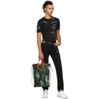 Dolce and Gabbana Black All-Over Patches T-Shirt