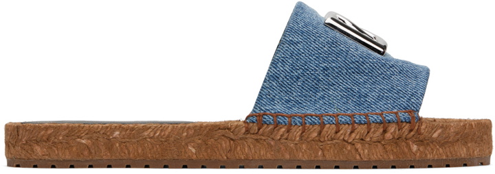 Photo: Dolce & Gabbana Blue 'DG' Espadrilles