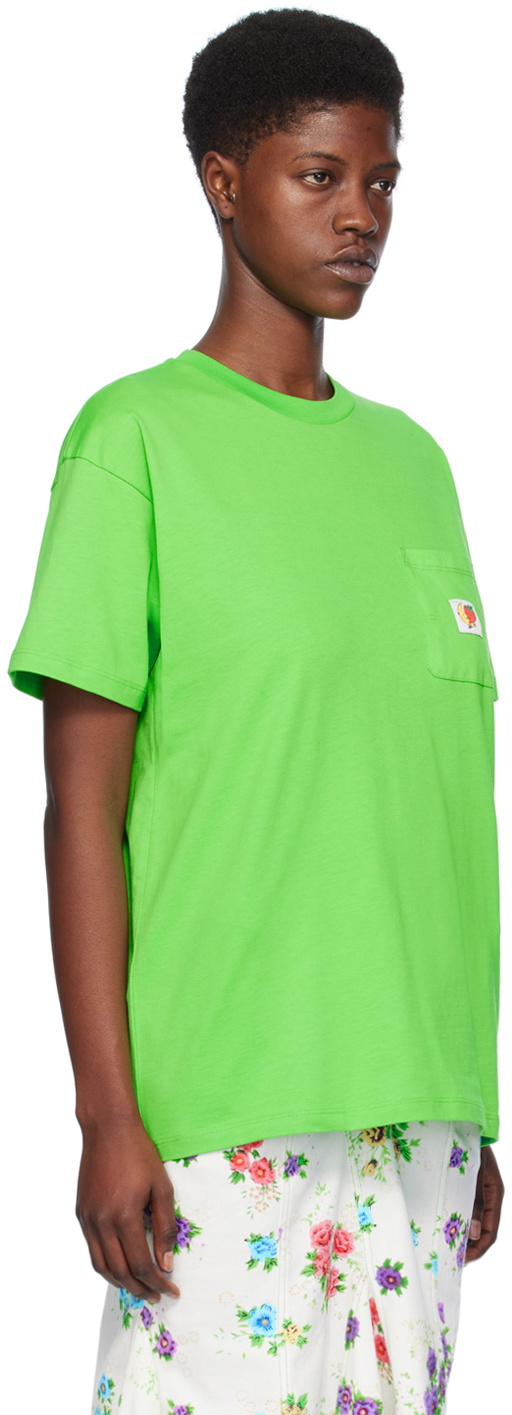 Sky High Farm Workwear Green Pocket T-Shirt