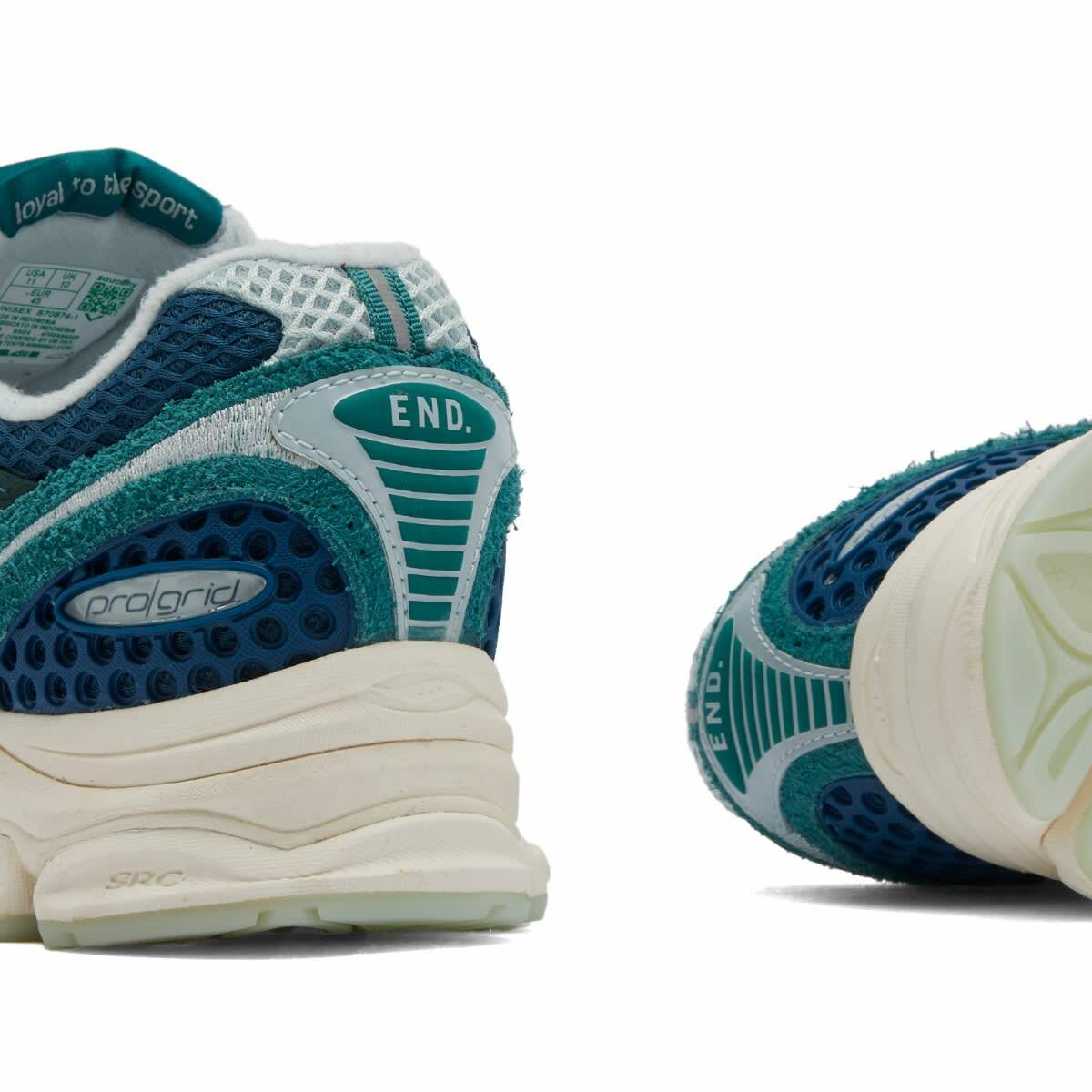 END. x Saucony Triumph 4 ‘Nessie’ in Blue/Teal