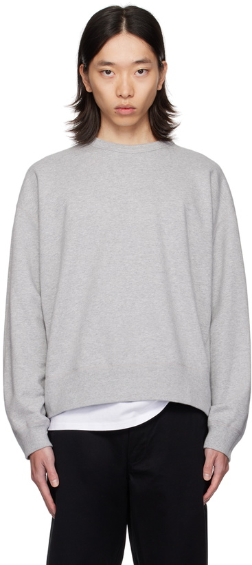 Photo: Reigning Champ Gray Midweight Relaxed Sweatshirt