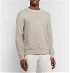 Club Monaco - Textured Linen and Cotton-Blend Sweater - Ecru