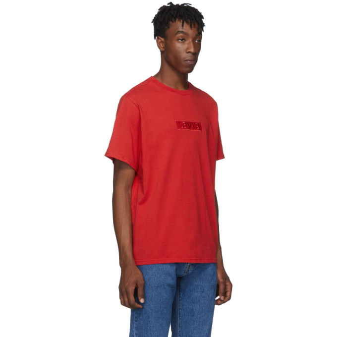 Levis Red Relaxed Logo T-Shirt Levis