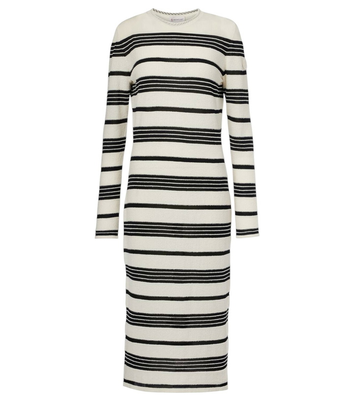 Photo: Moncler Cotton-blend midi dress