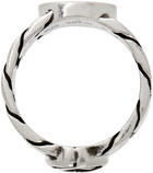 Gucci Silver Large Interlocking G Ring