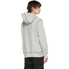 Noah NYC Grey Multicolor Stitch Hoodie