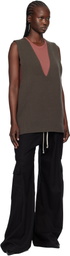 Rick Owens Gray Concordians V Tank Top