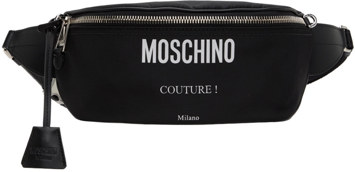 Photo: Moschino Black 'Moschino Couture' Pouch