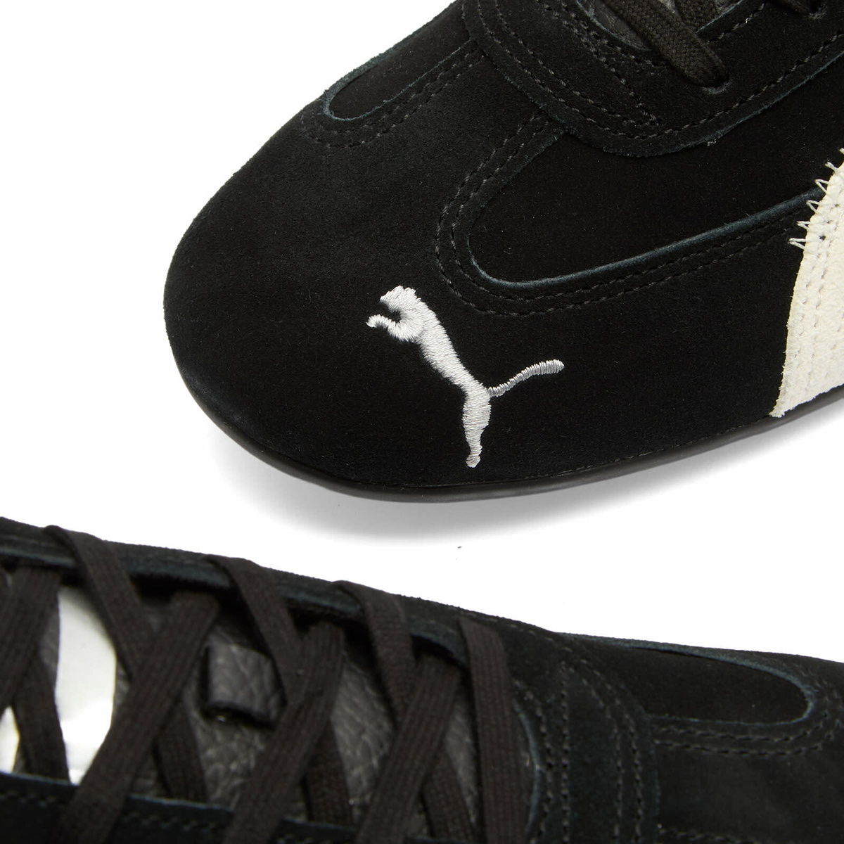 END. x Puma Speedcat Sneaker in Puma Black/Warm White