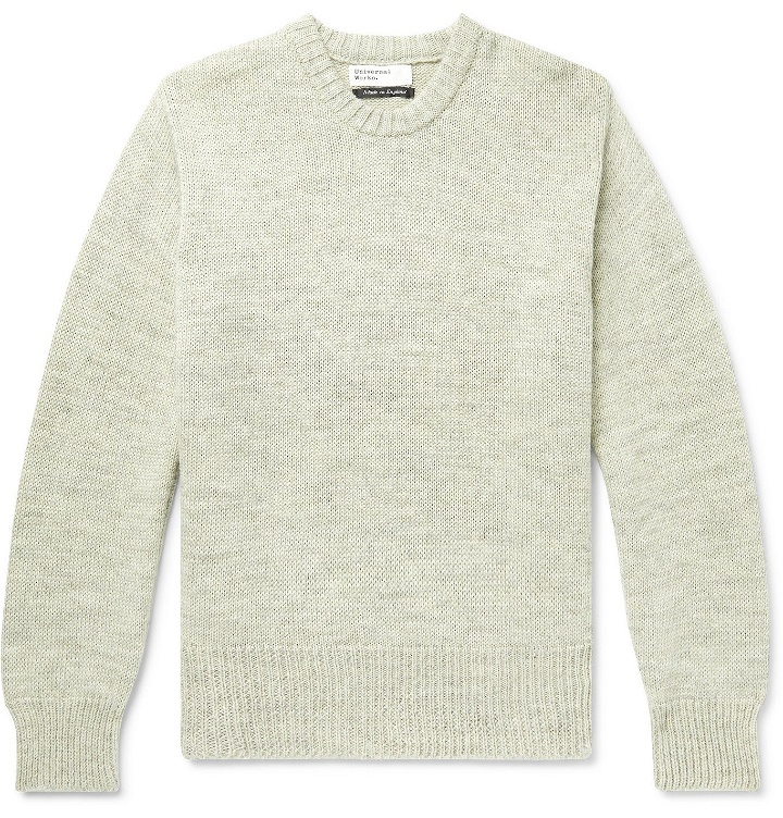 Photo: Universal Works - Ribbed Wool Sweater - Neutrals