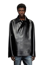 Diesel Oversized neoprene-bonded tailored jacket - Jackets - Unisex - Black