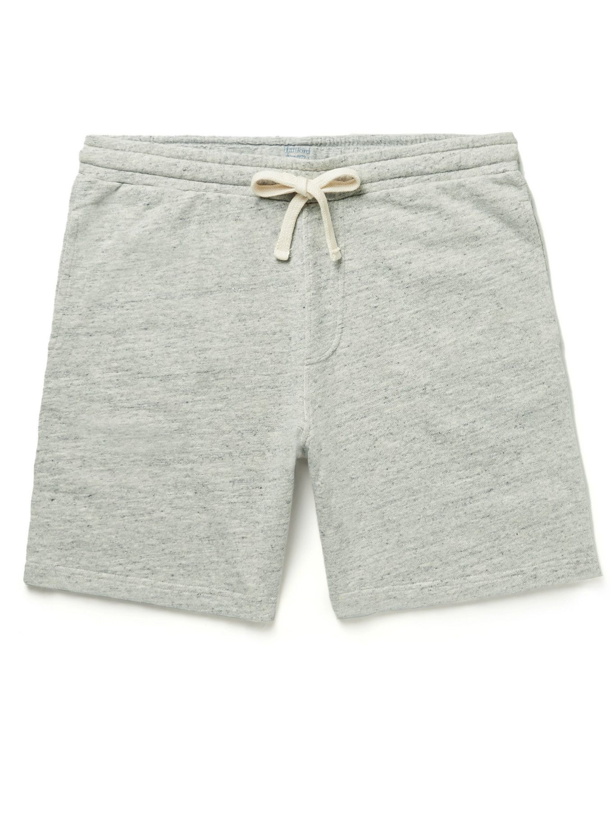 Photo: HARTFORD - Cotton-Jersey Drawstring Shorts - Gray